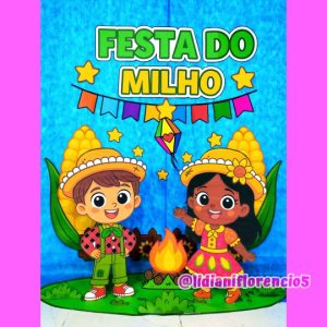 PAINEL FESTA DO MILHO 3D