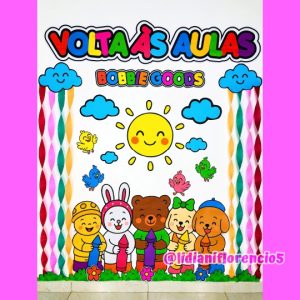PAINEL VOLTA ÀS AULAS BOBBIE GOODS
