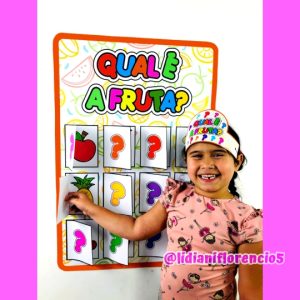 CARTAZ QUAL É A FRUTA?