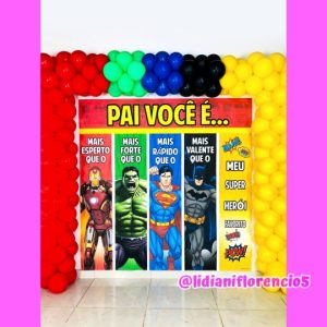 PAINEL DIA DOS PAIS HERÓIS