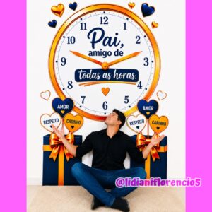 PAINEL PAI AMIGO DE TODAS AS HORAS Dia dos Pais